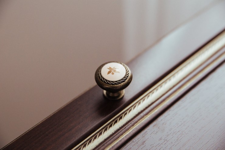 Угловой шкаф-стеллаж Беатрис М14 правый (Орех Гепланкт) в Артемовском - изображение 2