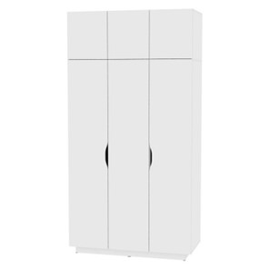 Распашной шкаф Аврора (H23) 2322х1201х540 Белый в Красноуфимске