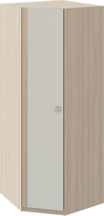 Шкаф Глэдис М21 (Шимо светлый/Белый текстурный) в Красноуфимске - изображение