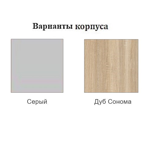 Настенный пенал Модус, пн400/(720/296) 400х1290х296, цемент темный в Екатеринбурге - изображение 1