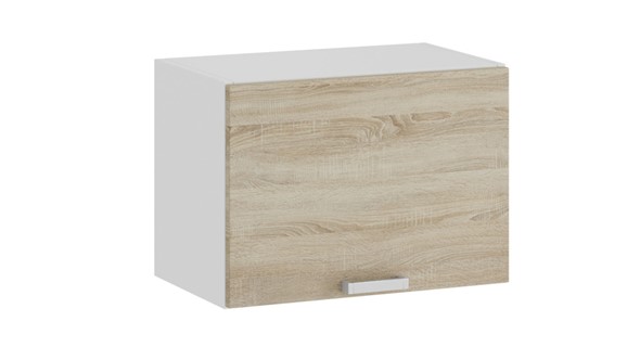 Настенный шкаф Гранита 1В5Г (Белый/Дуб сонома) в Кушве - изображение