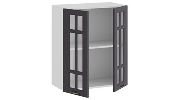 Кухонный шкаф Лина 1В6С (Белый/Графит) в Кушве - предосмотр 1