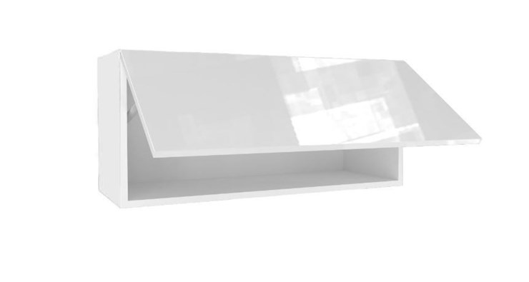 Кухонный шкаф 800 горизонтальный, Шервуд, ЛД 281.750.000.172, белый/белый глянец в Екатеринбурге - изображение 1