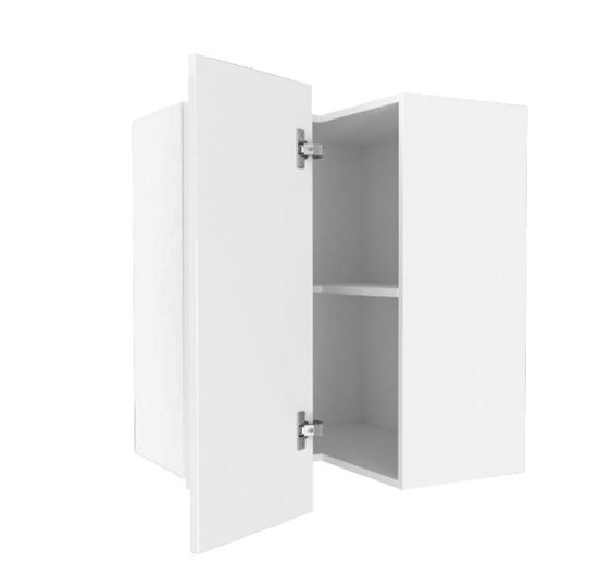 Шкаф кухонный угловой Шервуд, ЛД 281.500.000.169, белый/белый глянец в Ревде - изображение 1
