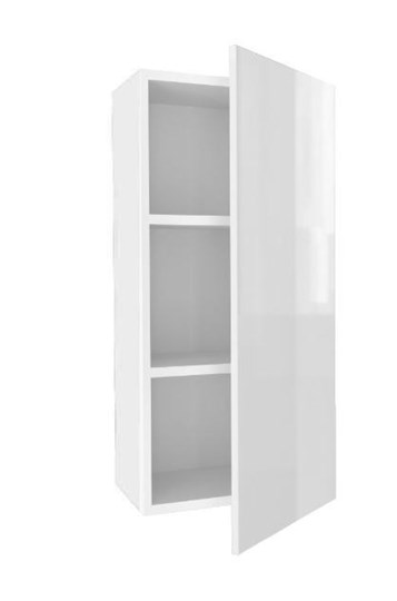 Кухонный высокий шкаф 450, Шервуд, ЛД 281.430.000.165, белый/белый глянец в Екатеринбурге - изображение 1