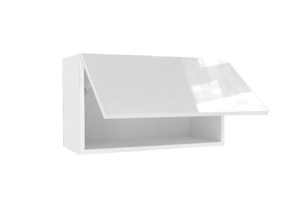 Шкаф на кухню 600 горизонтальный, Шервуд, ЛД 281.710.000.171, белый/белый глянец в Кушве - изображение 1