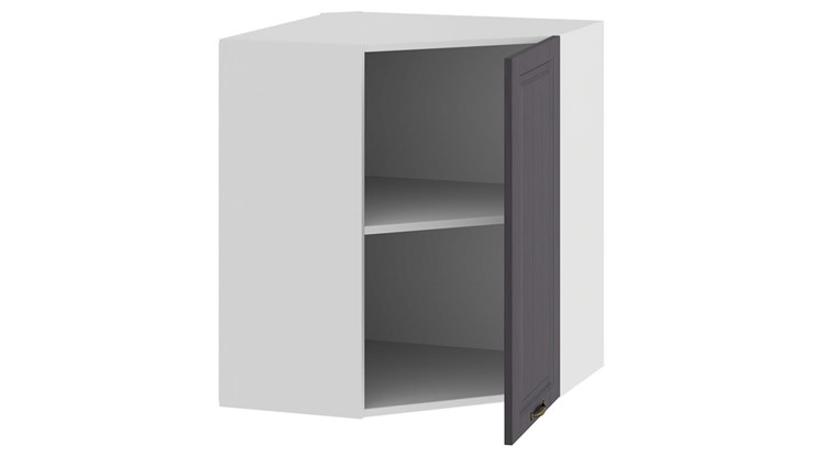 Угловой кухонный шкаф Лина 1В6У (Белый/Графит) в Ревде - изображение 1