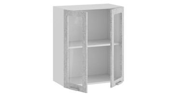 Шкаф на кухню Гранита 1В6С (Белый/Бетон снежный) в Асбесте - предосмотр 1