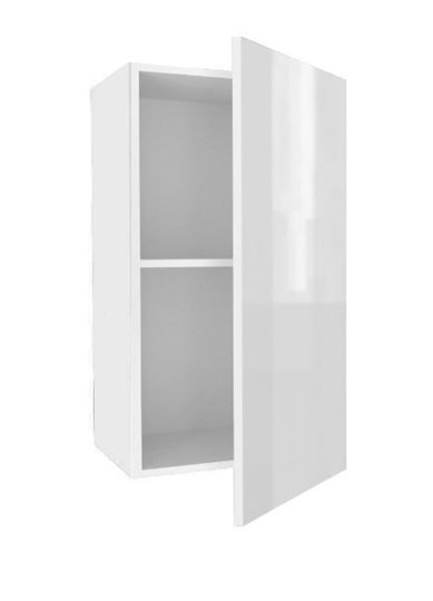 Шкаф на кухню 400, Шервуд, ЛД 281.320.000.158, белый/белый глянец в Первоуральске - изображение 1