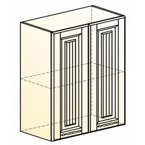 Кухонный шкаф Бавария L600 H720 (2 дв. гл.) в Первоуральске