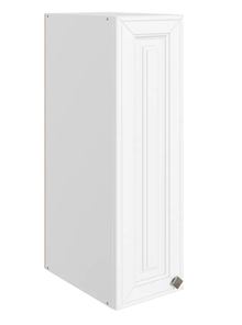 Кухонный шкаф Мишель L200 H720 (1 дв. гл.) эмаль (белый/белый) в Екатеринбурге - предосмотр