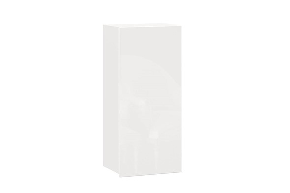 Кухонный высокий шкаф 450, Шервуд, ЛД 281.430.000.165, белый/белый глянец в Екатеринбурге - изображение