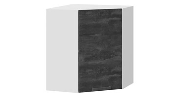 Кухонный навесной шкаф Детройт 1В6У (Белый/Угольный Камень) в Кушве