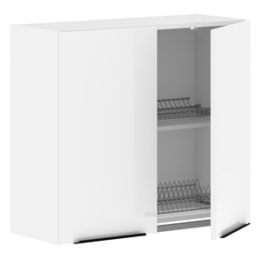 Кухонный шкаф с посудосушителем IBIZA Белый MHSU 8072.1P (800х320х720) в Асбесте