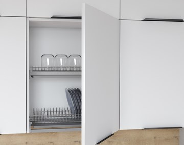Кухонный шкаф с посудосушителем IBIZA Белый MHSU 8072.1P (800х320х720) в Первоуральске - предосмотр 1