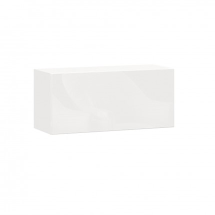 Кухонный шкаф 800 горизонтальный, Шервуд, ЛД 281.750.000.172, белый/белый глянец в Екатеринбурге - изображение