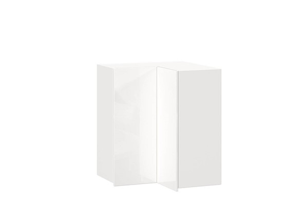 Шкаф кухонный угловой Шервуд, ЛД 281.500.000.169, белый/белый глянец в Ревде - изображение