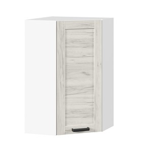 Кухонный шкаф 600 угловой высокий Винченца ЛД 234.620.000.042, Белый/Дуб Крафт белый в Ирбите