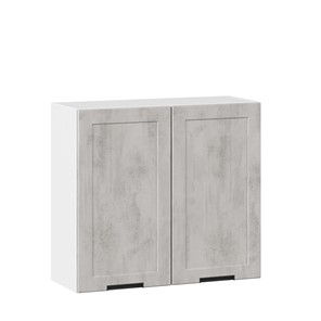 Навесной кухонный шкаф 800 Джамис ЛД 296.360.000.022, Белый/Белый камень в Первоуральске