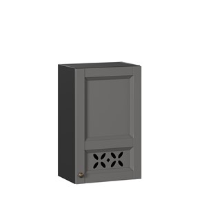 Кухонный шкаф Амели-3 450 ЛД 299.330.000.028, Черный/Оникс серый в Кушве