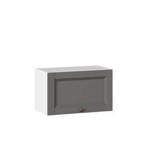 Шкаф на кухню Амели-3 600 горизонтальный ЛД 299.710.000.061, Белый/Оникс серый в Первоуральске