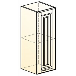 Кухонный навесной шкаф Бавария L300 H720 (1 дв. гл.) в Кушве