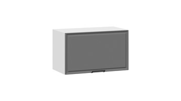Настенный шкаф Белладжио 1В6Г (Белый, Софт графит) в Кушве