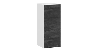 Кухонный навесной шкаф Детройт 1В3 (Белый/Угольный Камень) в Ревде