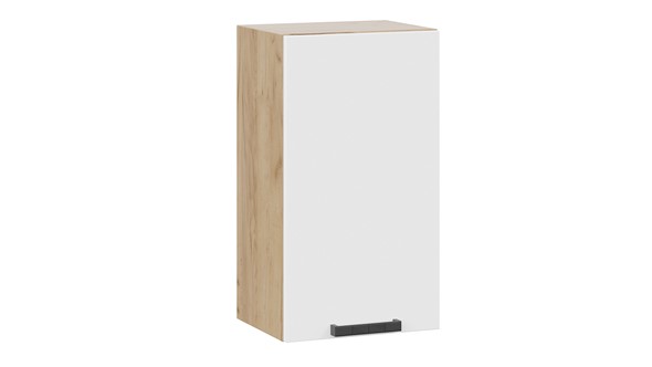 Кухонный навесной шкаф Детройт 1В4 (Дуб крафт золотой/Белый глянец) в Артемовском - изображение