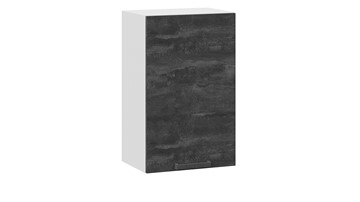 Кухонный шкаф Детройт 1В45 (Белый/Угольный Камень) в Кушве