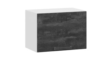 Кухонный навесной шкаф Детройт 1В5Г (Белый/Угольный Камень) в Кушве