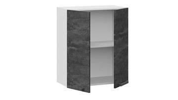 Настенный шкаф Детройт 1В6 (Белый/Угольный Камень) в Первоуральске - предосмотр 1