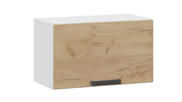 Шкаф навесной Детройт 1В6Г (Белый/Дуб Крафт золотой) в Первоуральске - изображение