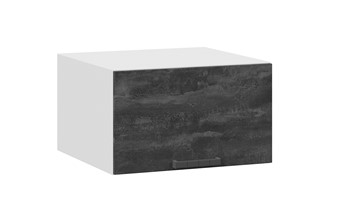 Навесной кухонный шкаф Детройт 1В6ГП (Белый/Угольный Камень) в Кушве