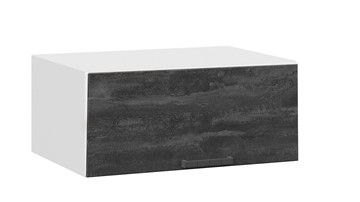 Навесной шкаф Детройт 1В8ГП (Белый/Угольный Камень) в Первоуральске