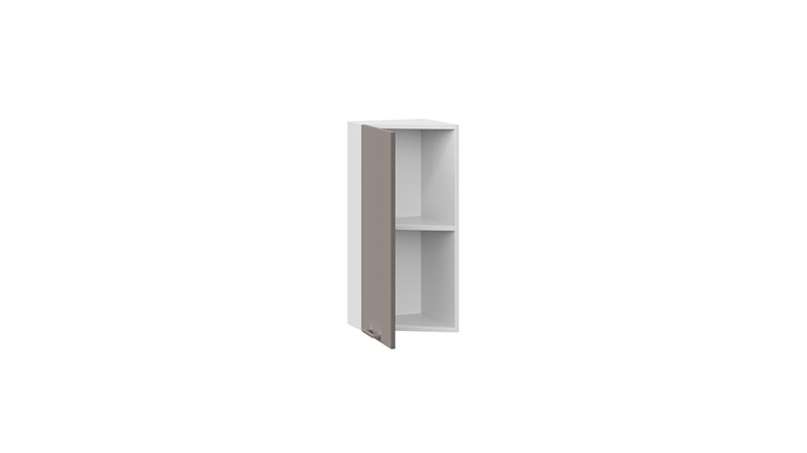 Навесной кухонный шкаф Габриэлла 1В3Т (Белый/Муссон) в Кушве - изображение 1