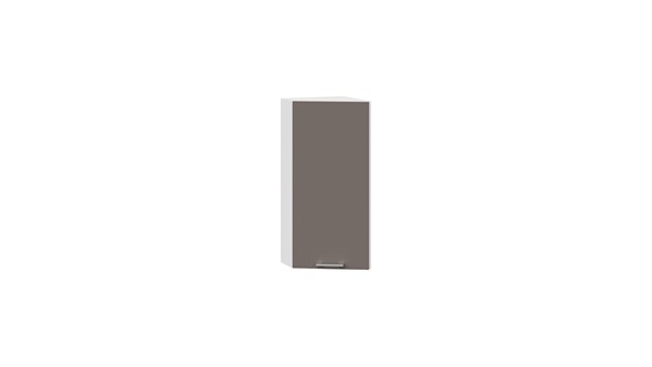 Навесной кухонный шкаф Габриэлла 1В3Т (Белый/Муссон) в Кушве - изображение