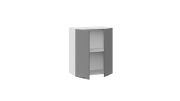 Кухонный навесной шкаф Габриэлла 1В6 (Белый/Титан) в Кушве - предосмотр 1
