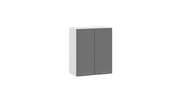 Кухонный навесной шкаф Габриэлла 1В6 (Белый/Титан) в Кушве - изображение