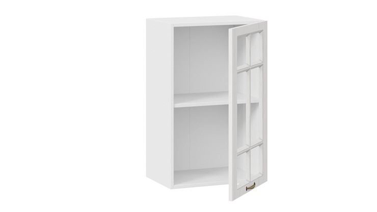 Кухонный шкаф Лина 1В45С (Белый/Белый) в Кушве - изображение 1