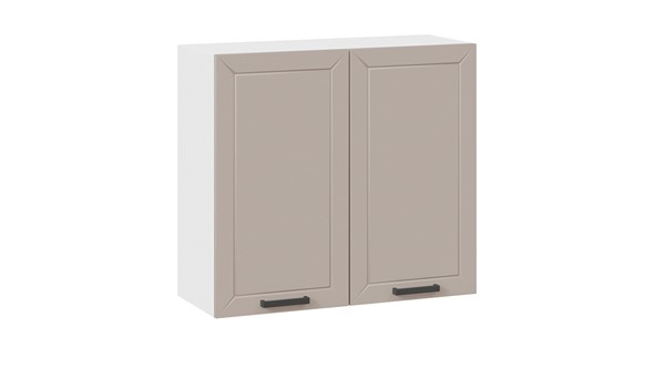 Кухонный навесной шкаф Лорас 1В8 (Белый/Холст латте) в Кушве - изображение