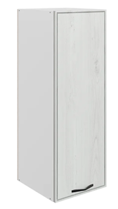 Кухонный шкаф Монако L400 Н900 (1 дв. гл.), белый/дуб белый матовый в Краснотурьинске