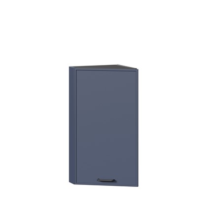 Кухонный шкаф окончание Индиго ЛД 298.690.000.160, Чёрный/Тёмно-синий в Первоуральске - изображение