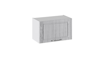 Навесной кухонный шкаф Прованс (Белый глянец/Санторини светлый) В_36-60_1ДО в Асбесте