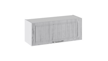 Навесной шкаф Прованс (Белый глянец/Санторини светлый) В_36-90_1ДО в Красноуфимске