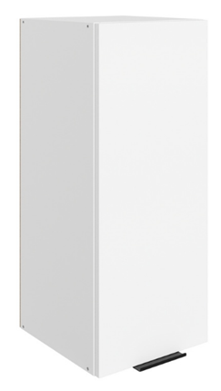 Навесной шкаф Стоун L300 Н720 (1 дв. гл.) (белый/джелато софттач) в Екатеринбурге - изображение