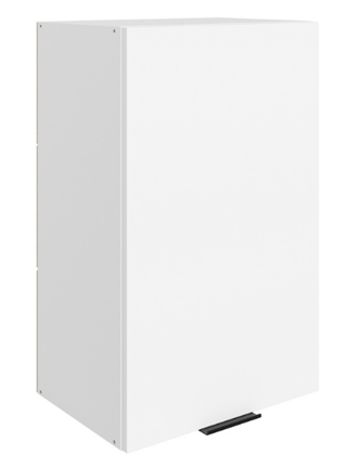 Кухонный шкаф Стоун L450 Н720 (1 дв. гл.) (белый/джелато софттач) в Екатеринбурге - изображение