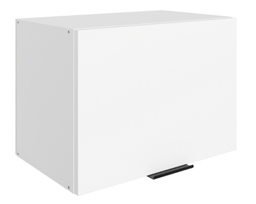 Навесной кухонный шкаф Стоун L500 Н360 (1 дв. гл.) (белый/джелато софттач) в Екатеринбурге - предосмотр