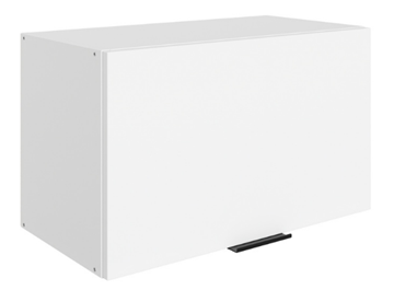 Шкаф настенный Стоун L600 Н360 (1 дв. гл.) (белый/джелато софттач) в Краснотурьинске
