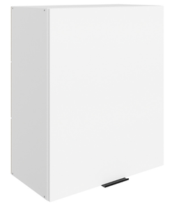 Кухонный навесной шкаф Стоун L600 Н720 (1 дв. гл.) (белый/джелато софттач) в Екатеринбурге - предосмотр
